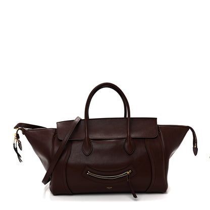 Celine Supple Shiny Lambskin Medium Smiling New Luggage Brick 1 of 9