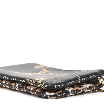 Louis Vuitton Monogram Giant Jungle Pochette Double Zip Black 10 of 10