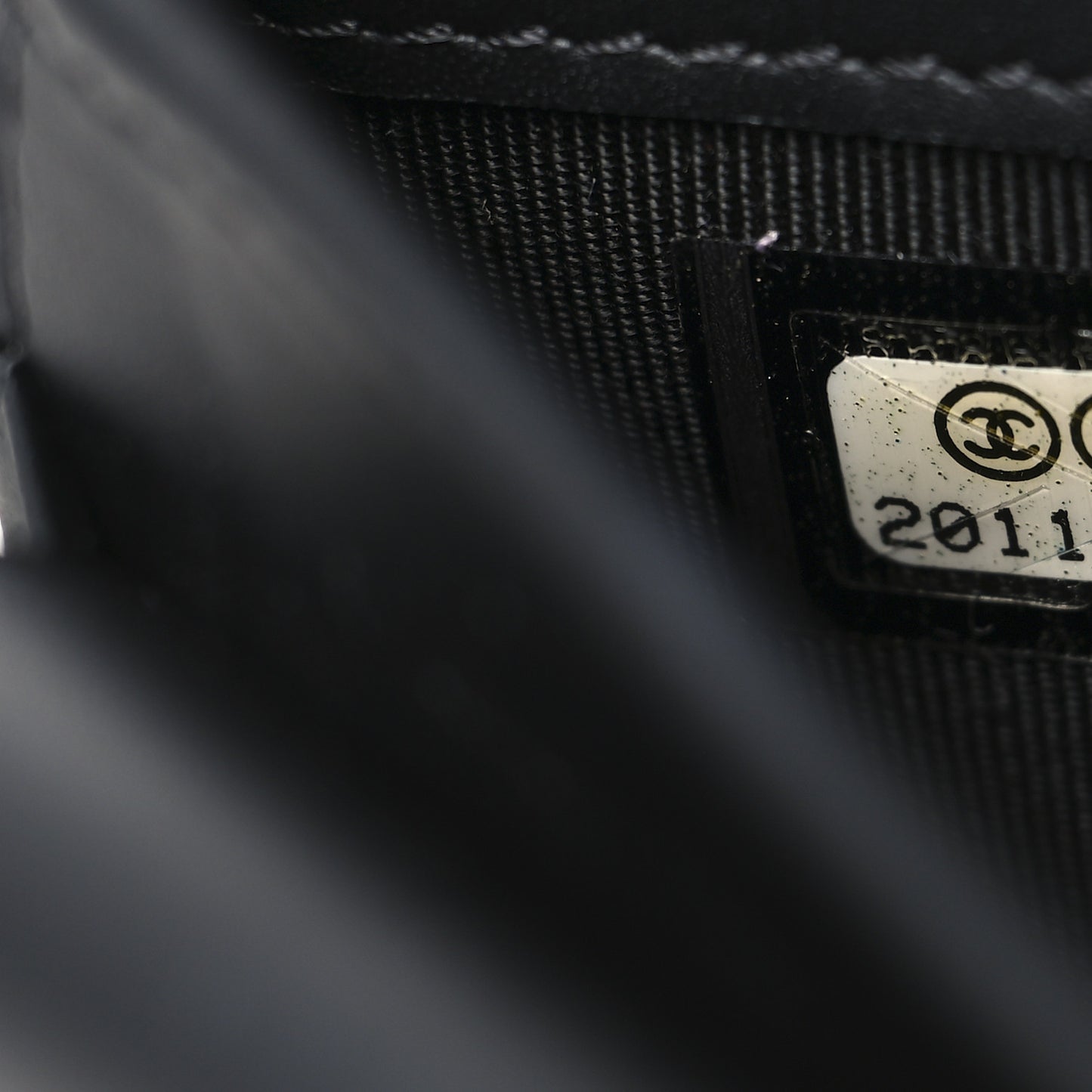 Patent Quilted Large Flap Wallet Black