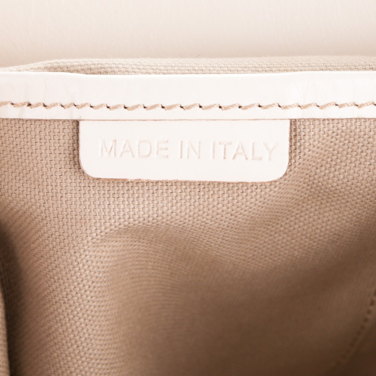 House Check Small Canterbury Tote White