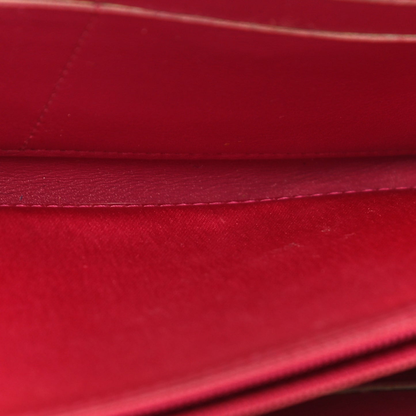Patent Camellia Embossed Large Gusset Zip Around Wallet Pink