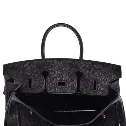 Hermes Togo Birkin 25 Black 7 of 33