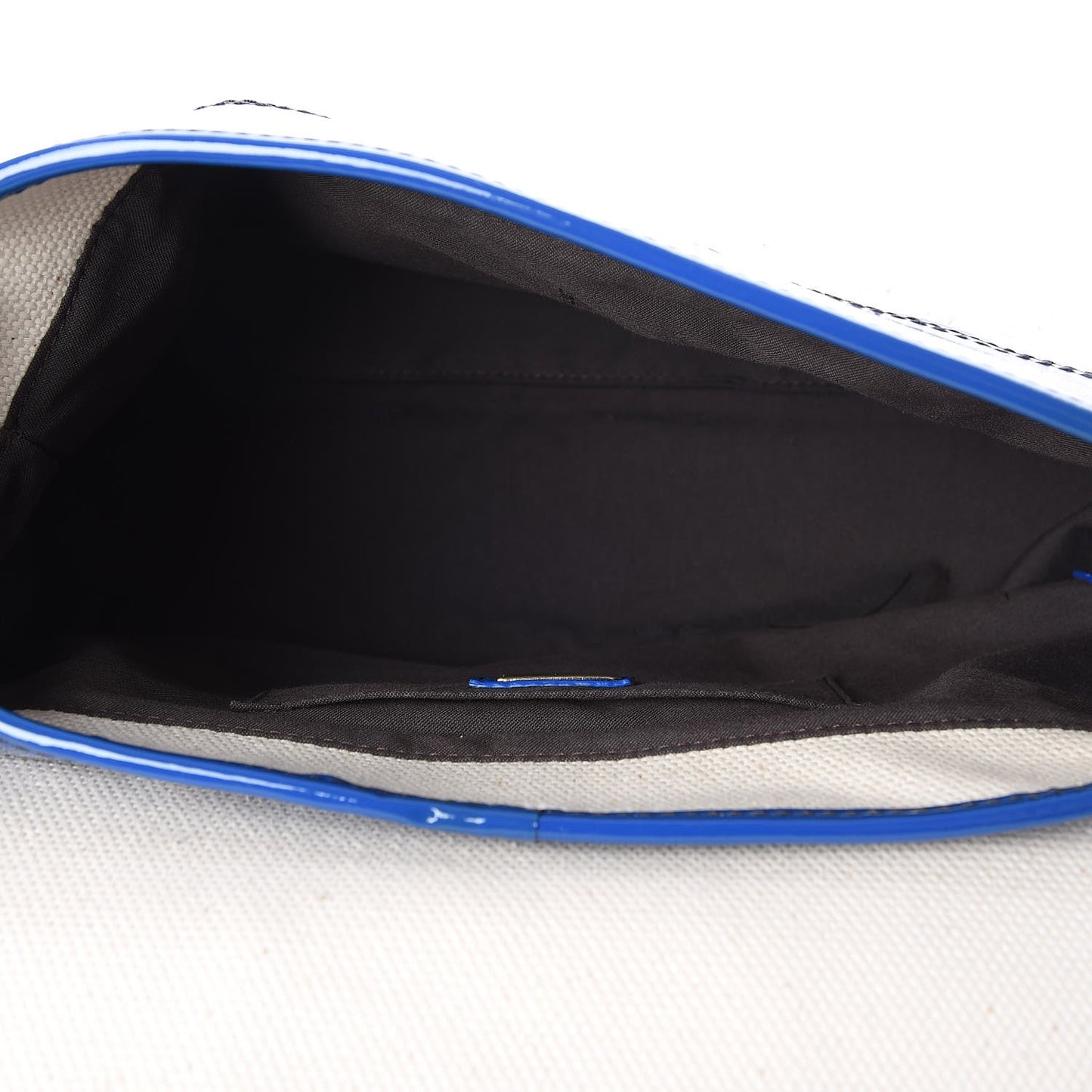 Canvas Patent B Bag True Blue