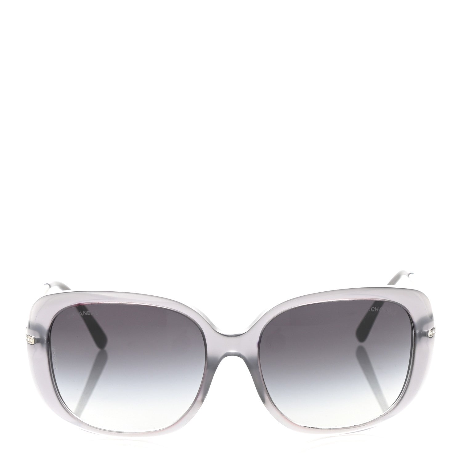Chanel Acetate Crystal CC Sunglasses 5293-B Blue 2 of 8