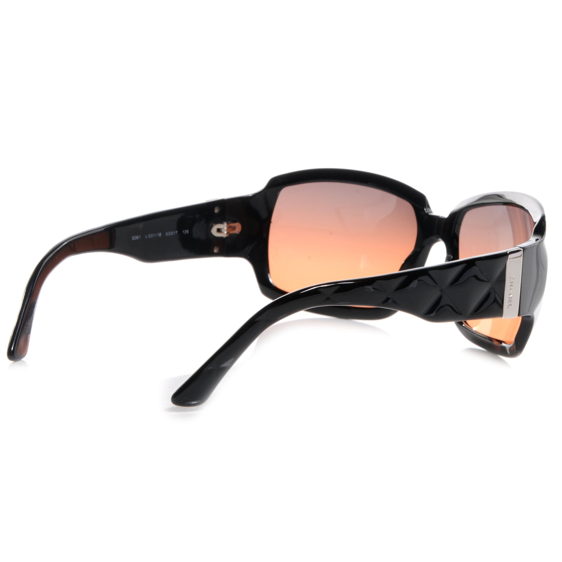 Chanel Acetate Quilted Sunglasses 5061 Black 2 of 4