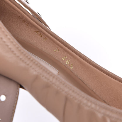 Valentino Garavani Nappa Love Latch Cross Strap 100mm Pumps 38.5 Poudre 10 of 14