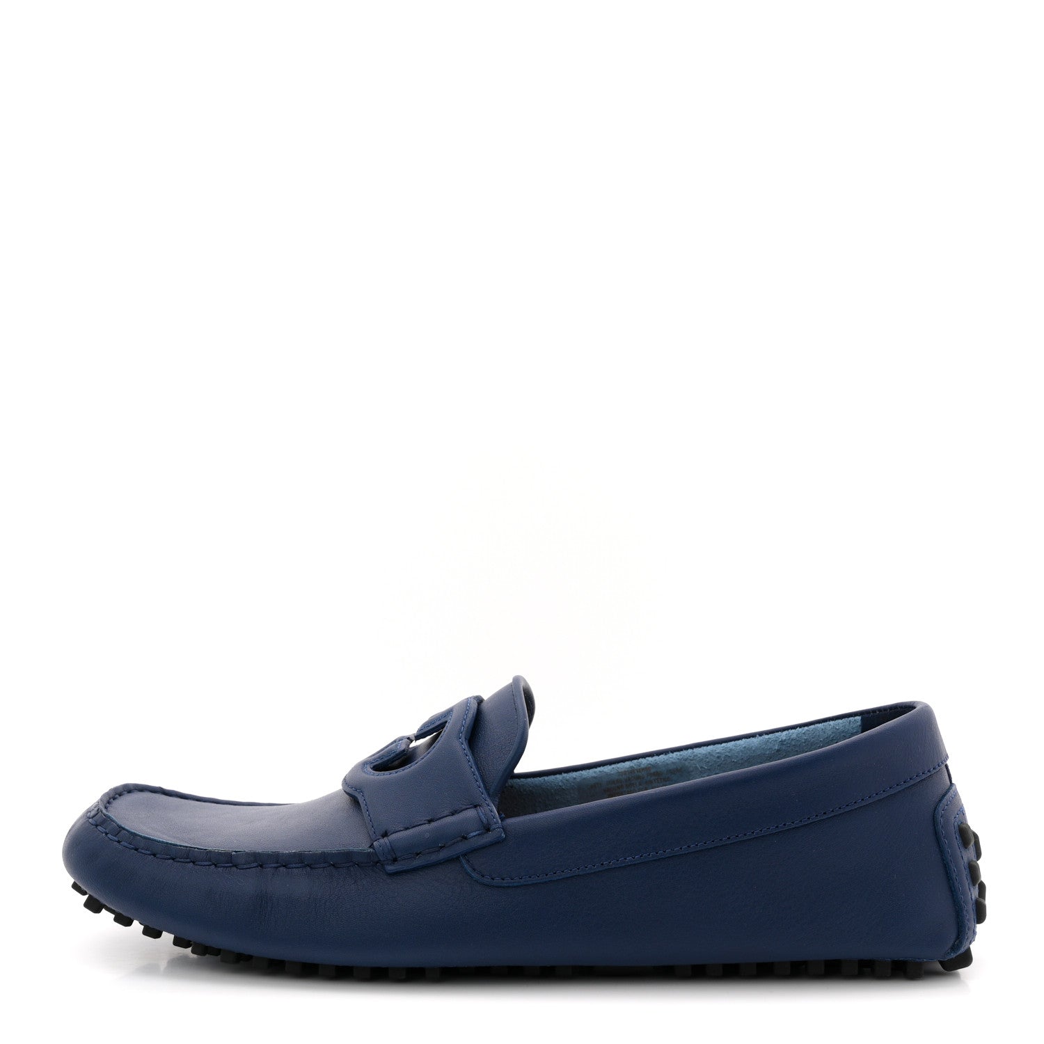 Gucci Soft Clove Calfskin GG Supreme Monogram Mens Interlocking G Driver Loafers 9 Royale 1 of 12