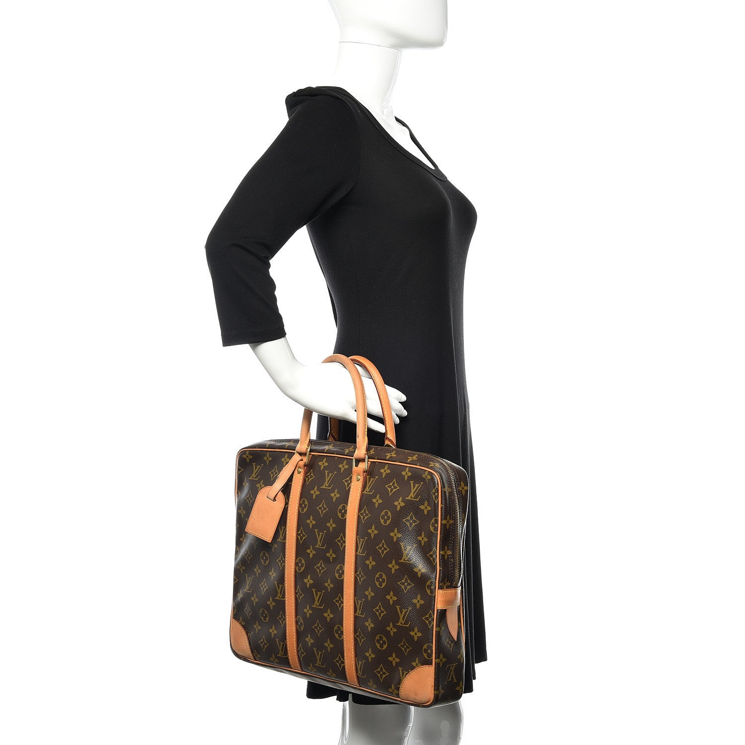 Louis Vuitton Monogram Porte-Documents Voyage Briefcase 2 of 14