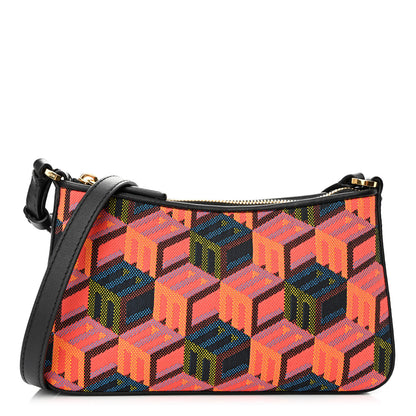 MCM Jacquard Cubic Monogram Rockstar Shoulder Bag Multicolor 1 of 10