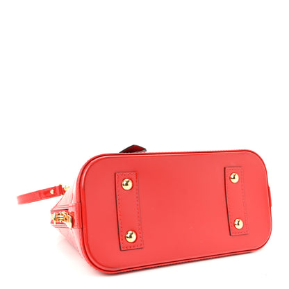Louis Vuitton Vernis Alma BB Cherry 4 of 9