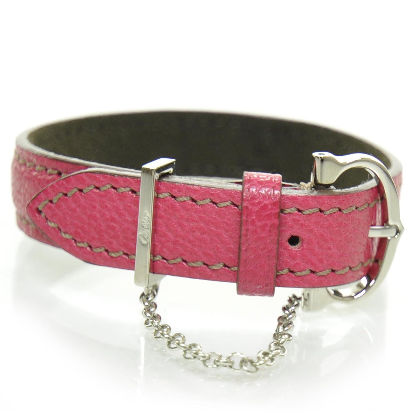 Goatskin Leather Les Must Bracelet Fuchsia
