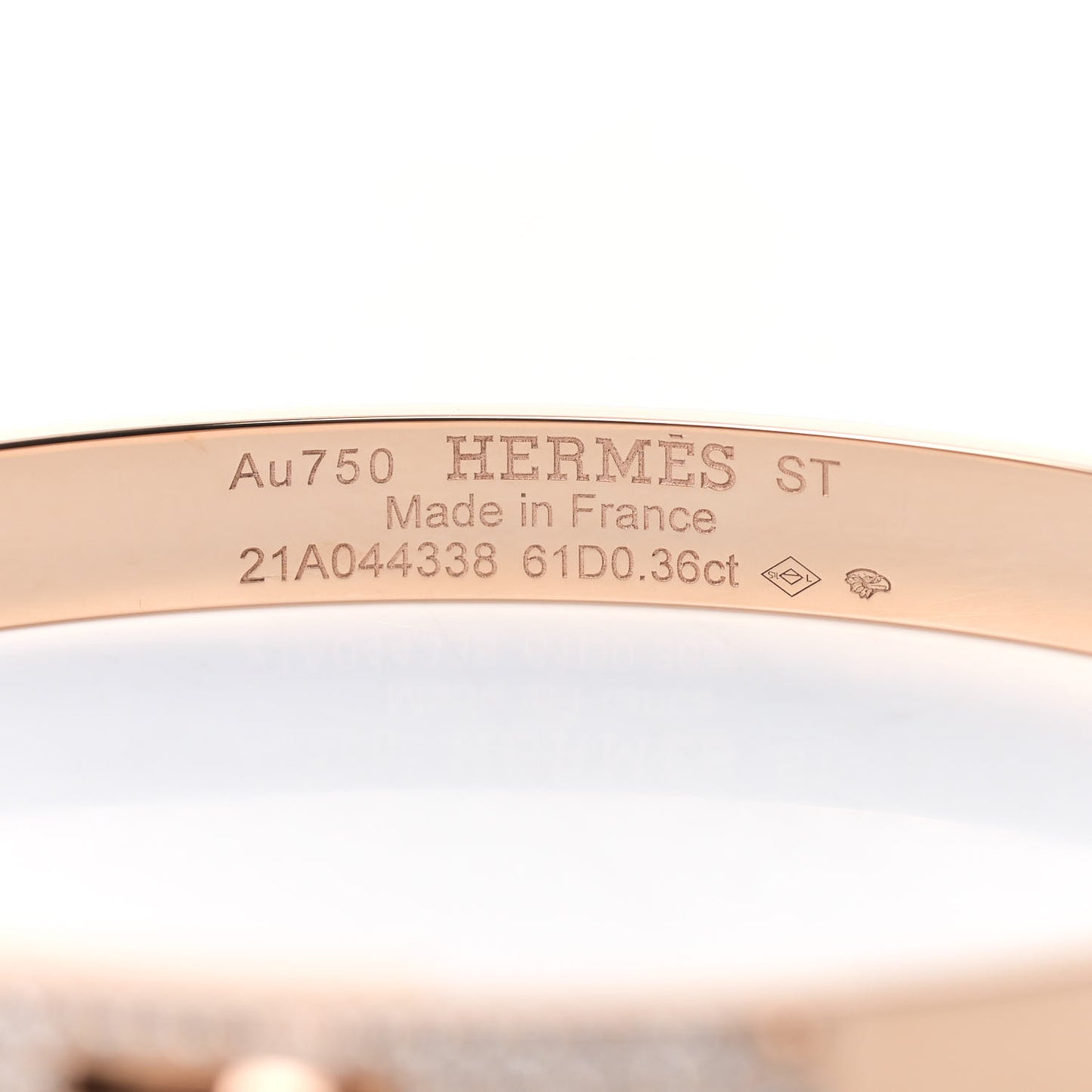 18K Rose Gold Diamond PM Kelly Pave Bracelet ST