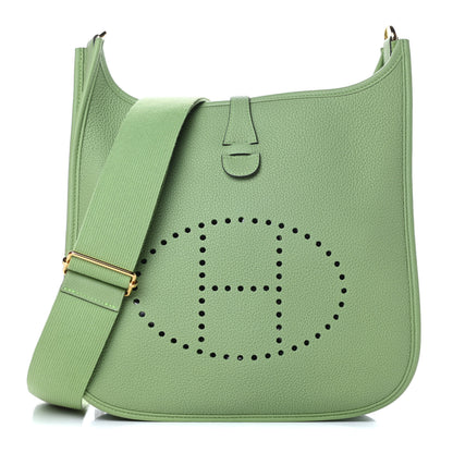 Hermes Taurillon Maurice Evelyne III PM Vert Criquet 1 of 11