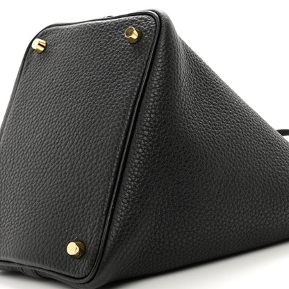 Hermes Taurillon Clemence Picotin Lock 18 PM Black 9 of 11