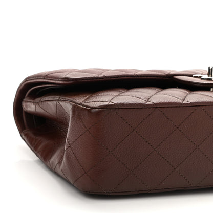 Chanel Caviar Quilted Medium Double Flap Burgundy 9 of 9