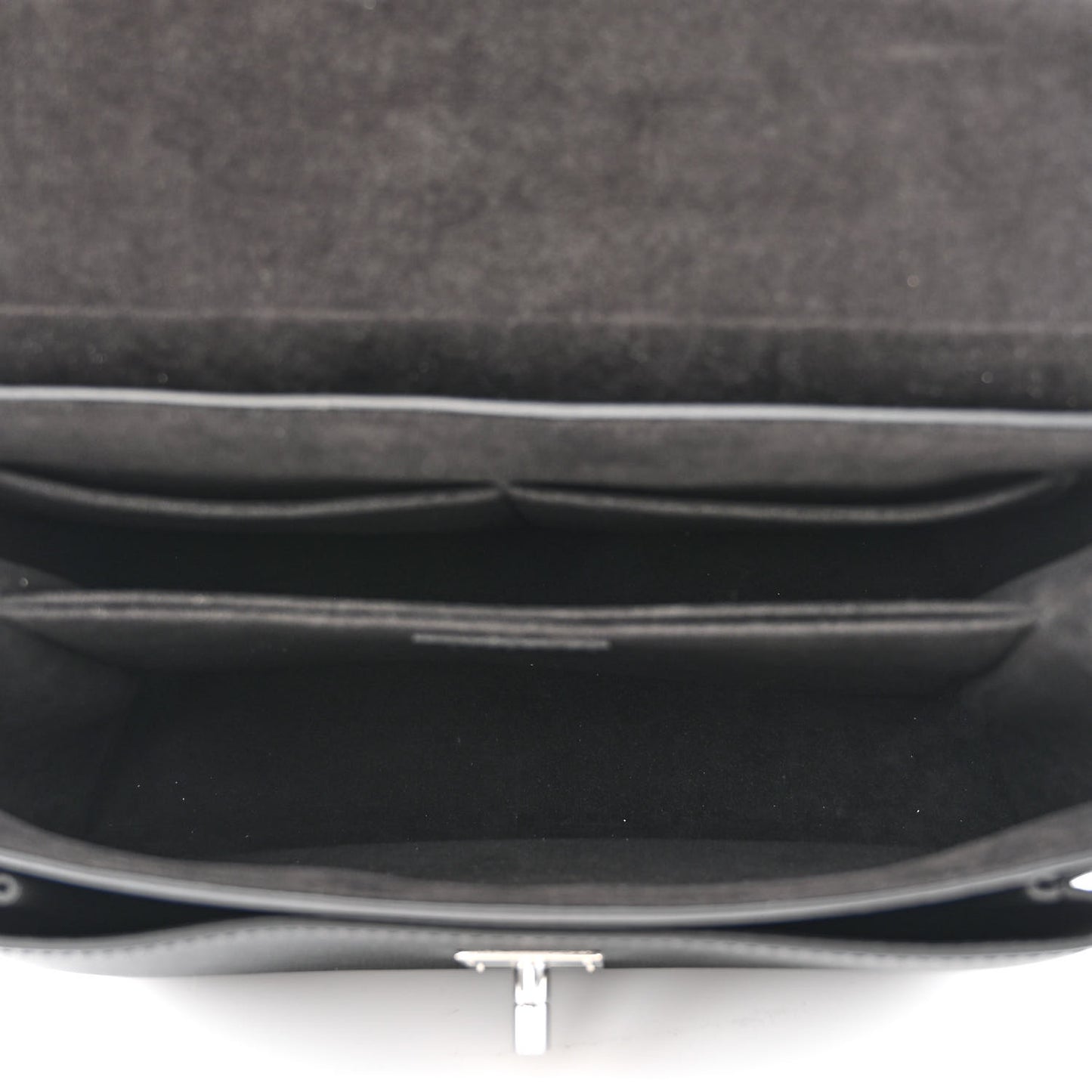 Soft Calfskin My Lockme Top Handle Black