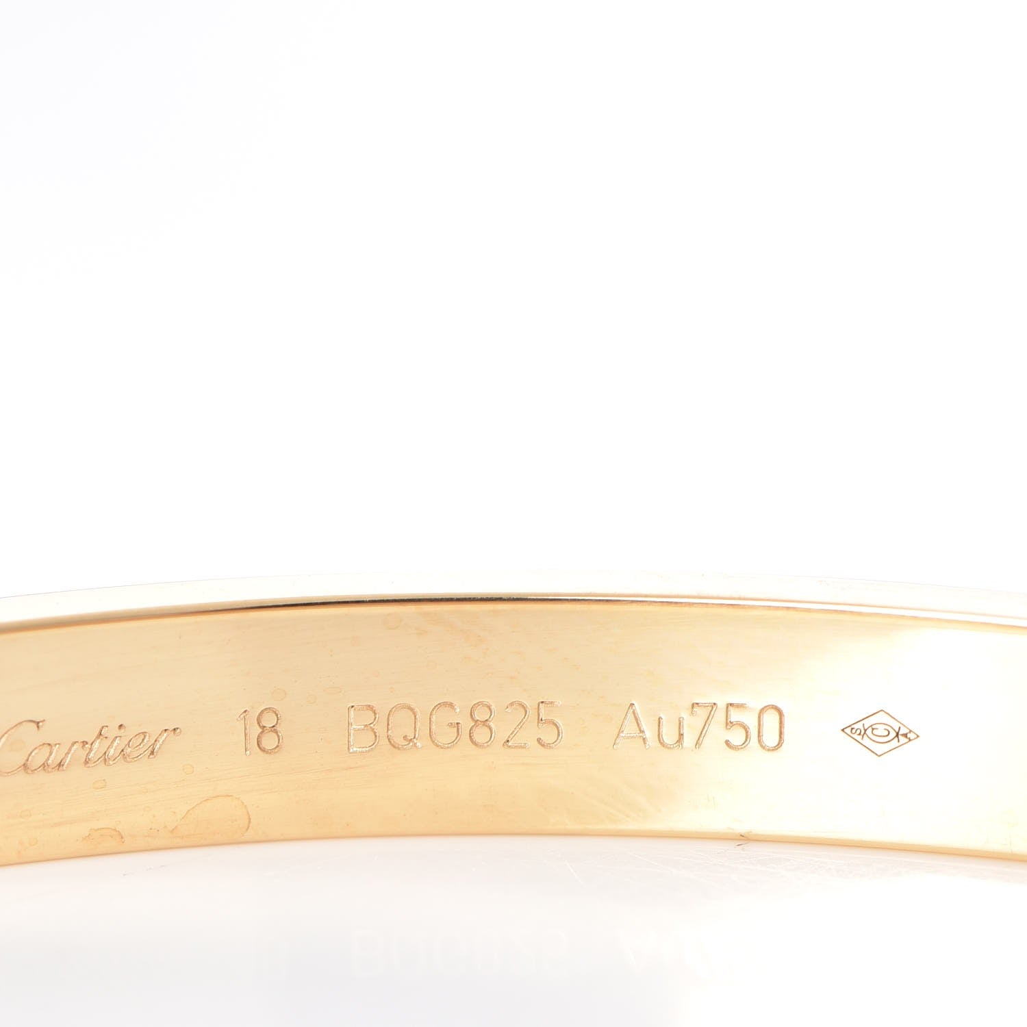 Cartier 18K Yellow Gold LOVE Bracelet 18 7 of 10