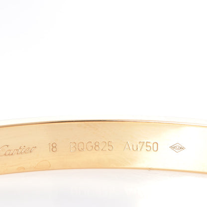 Cartier 18K Yellow Gold LOVE Bracelet 18 7 of 10