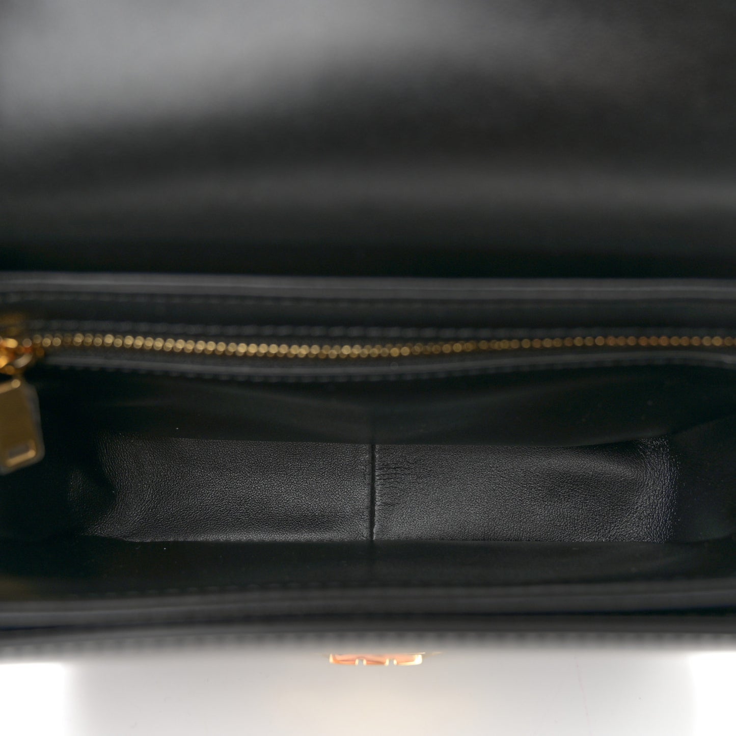 Shiny Calfskin Teen Triomphe Black