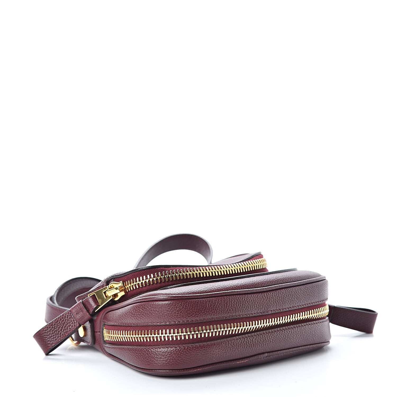 Tom Ford Calfskin Mini Jennifer Crossbody Bag Oxblood 4 of 11
