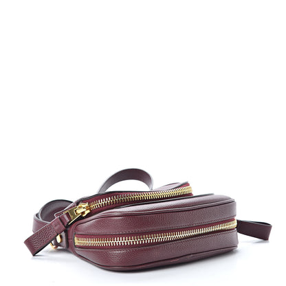 Tom Ford Calfskin Mini Jennifer Crossbody Bag Oxblood 4 of 11