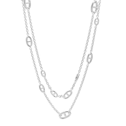 Hermes Sterling Silver Farandole Necklace 160 1 of 6