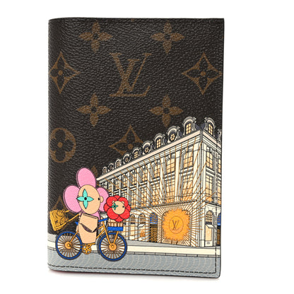 Louis Vuitton Monogram 2022 Christmas Animation Paris Passport Cover Pink 1 of 8