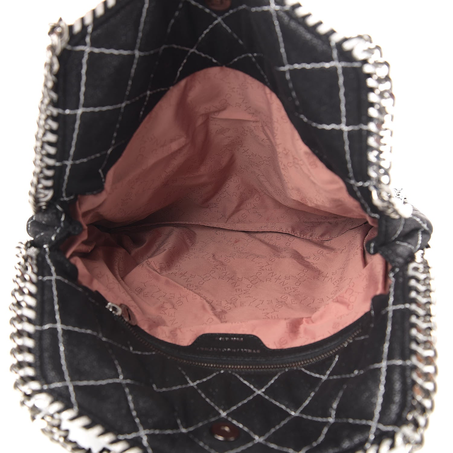 Stella McCartney Shaggy Deer Quilted Small Falabella Black 5 of 10