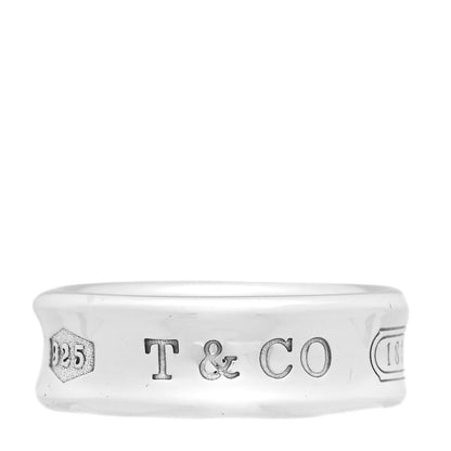 Tiffany Sterling Silver 1837 Ring 53 6.5 1 of 3