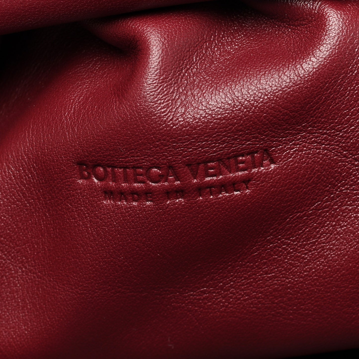 Butter Calfskin The Mini Pouch Bordeaux
