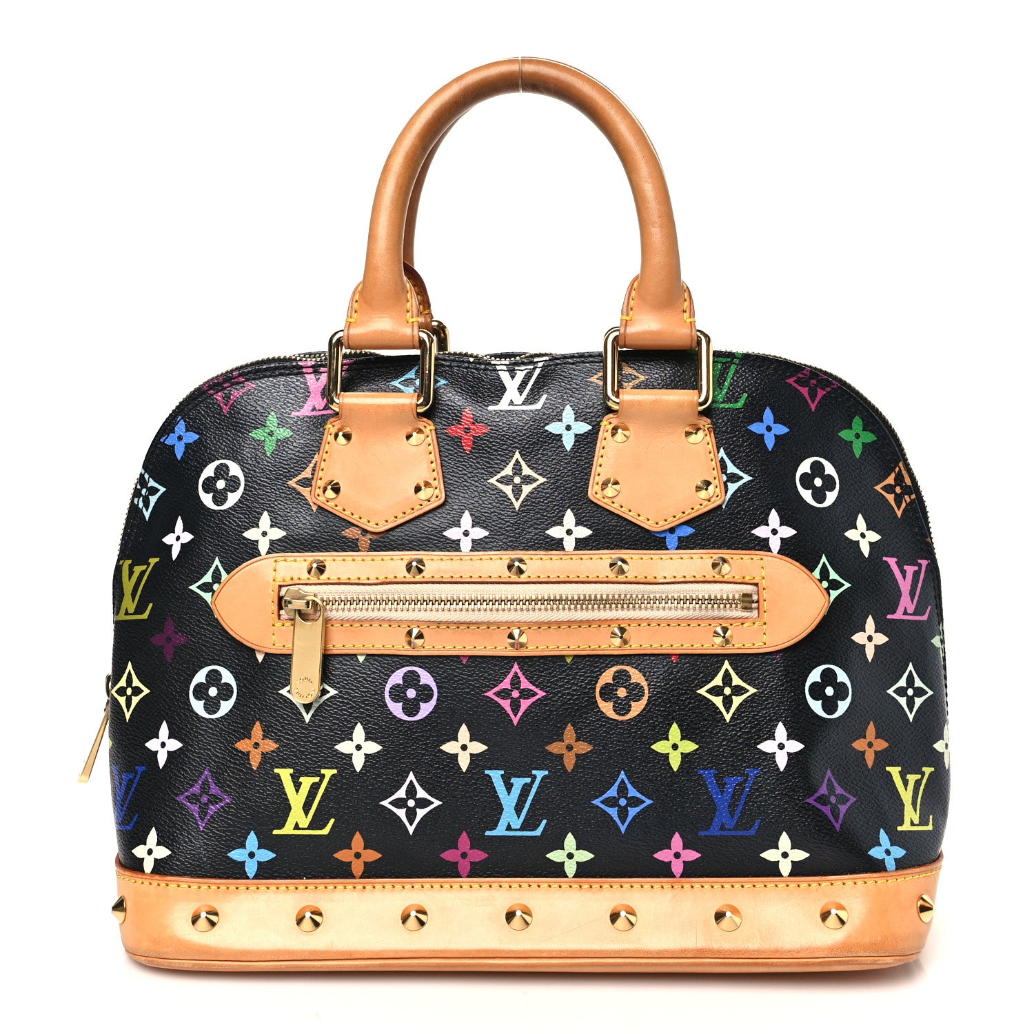 Louis Vuitton Monogram Multicolor Alma PM Black 1 of 10