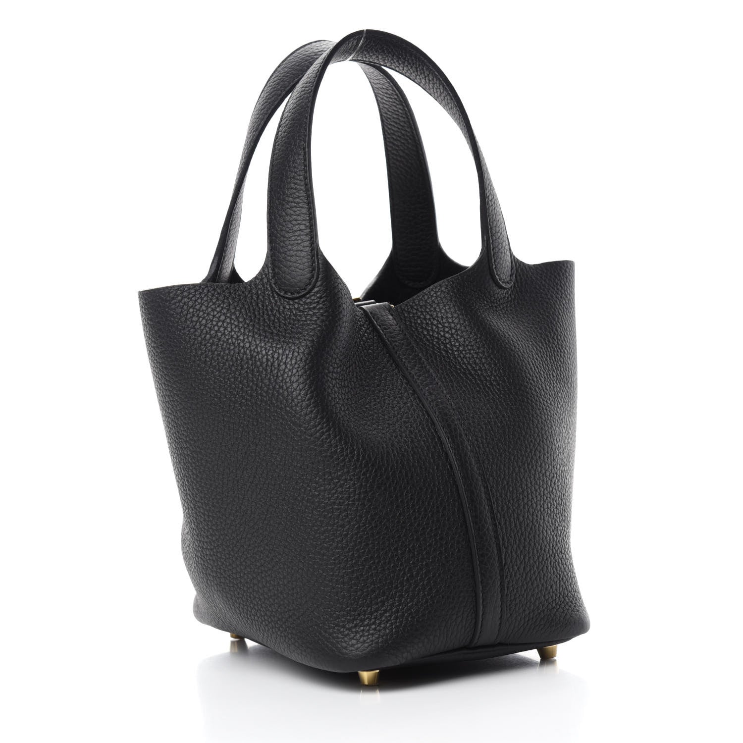 Hermes Taurillon Clemence Picotin Lock 18 PM Black 3 of 11