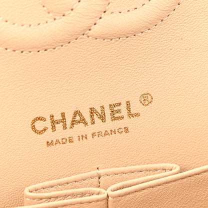 Chanel Caviar Quilted Medium Double Flap Beige Clair 6 of 14