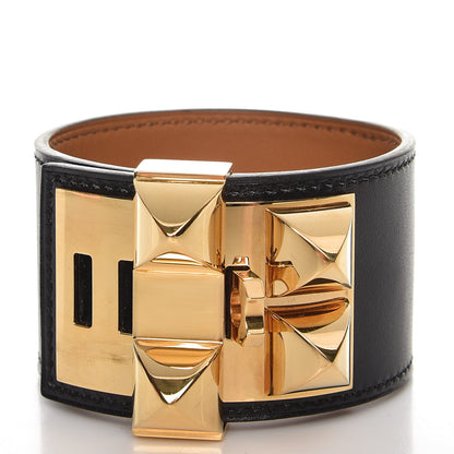 Hermes Box Collier De Chien CDC Bracelet L Black 3 of 8