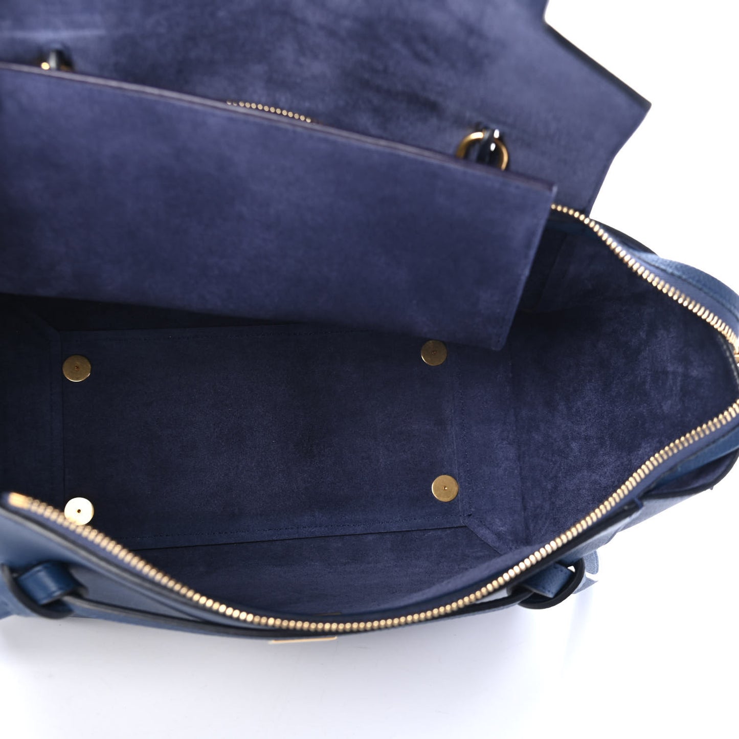 Grained Calfskin Mini Belt Bag Lazuli