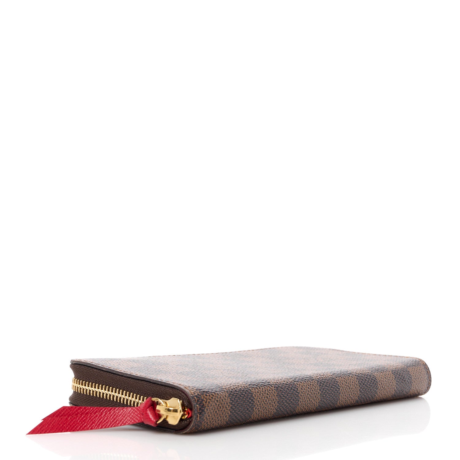 Louis Vuitton Damier Ebene Clemence Wallet Cherry 4 of 10