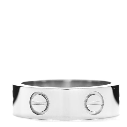 Cartier Platinum 5.5mm LOVE Ring 50 5.25 2 of 4