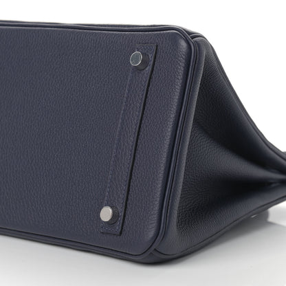 Hermes Togo Birkin 30 Bleu Nuit 9 of 10