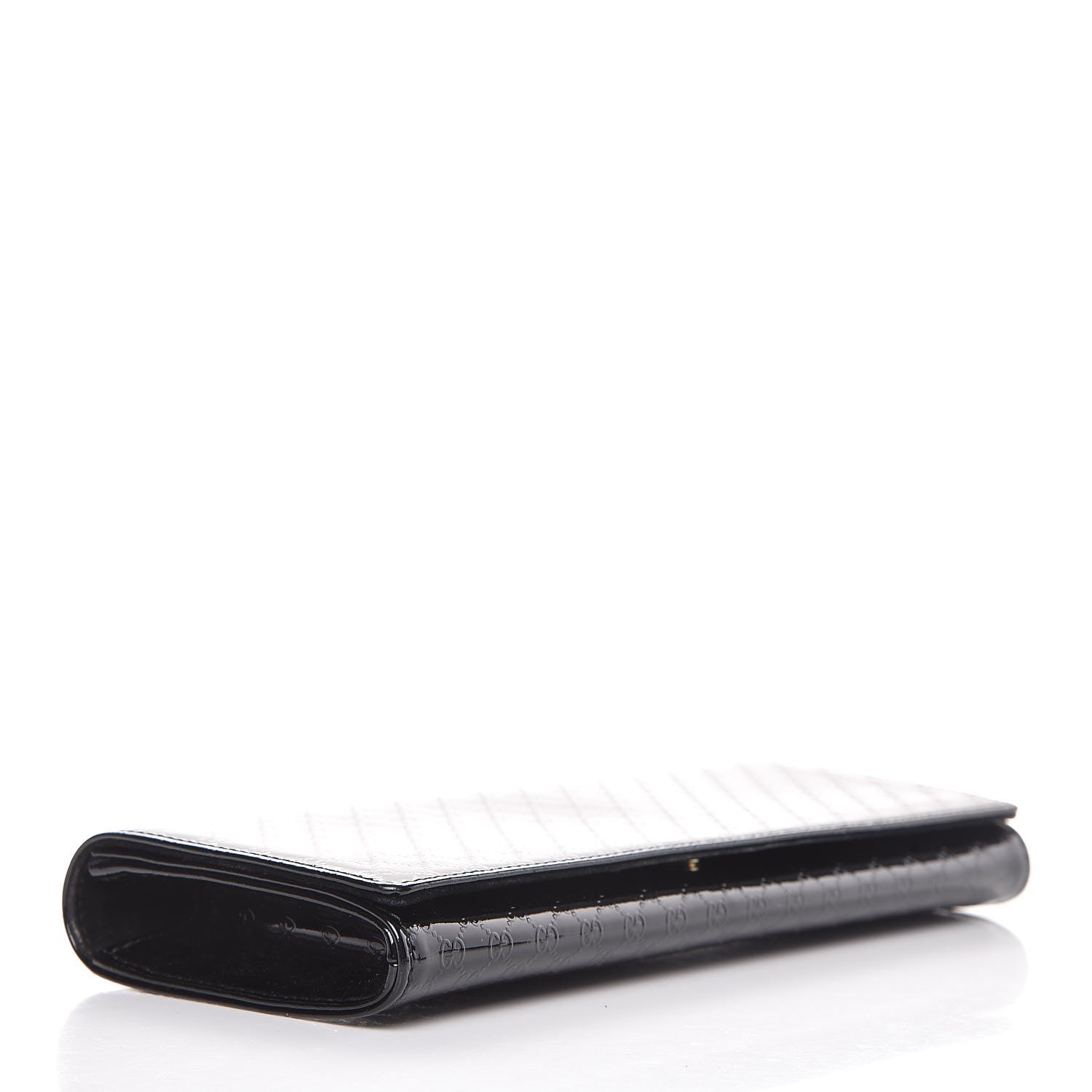 Gucci Patent Microguccissima Small Broadway Clutch Black 4 of 9