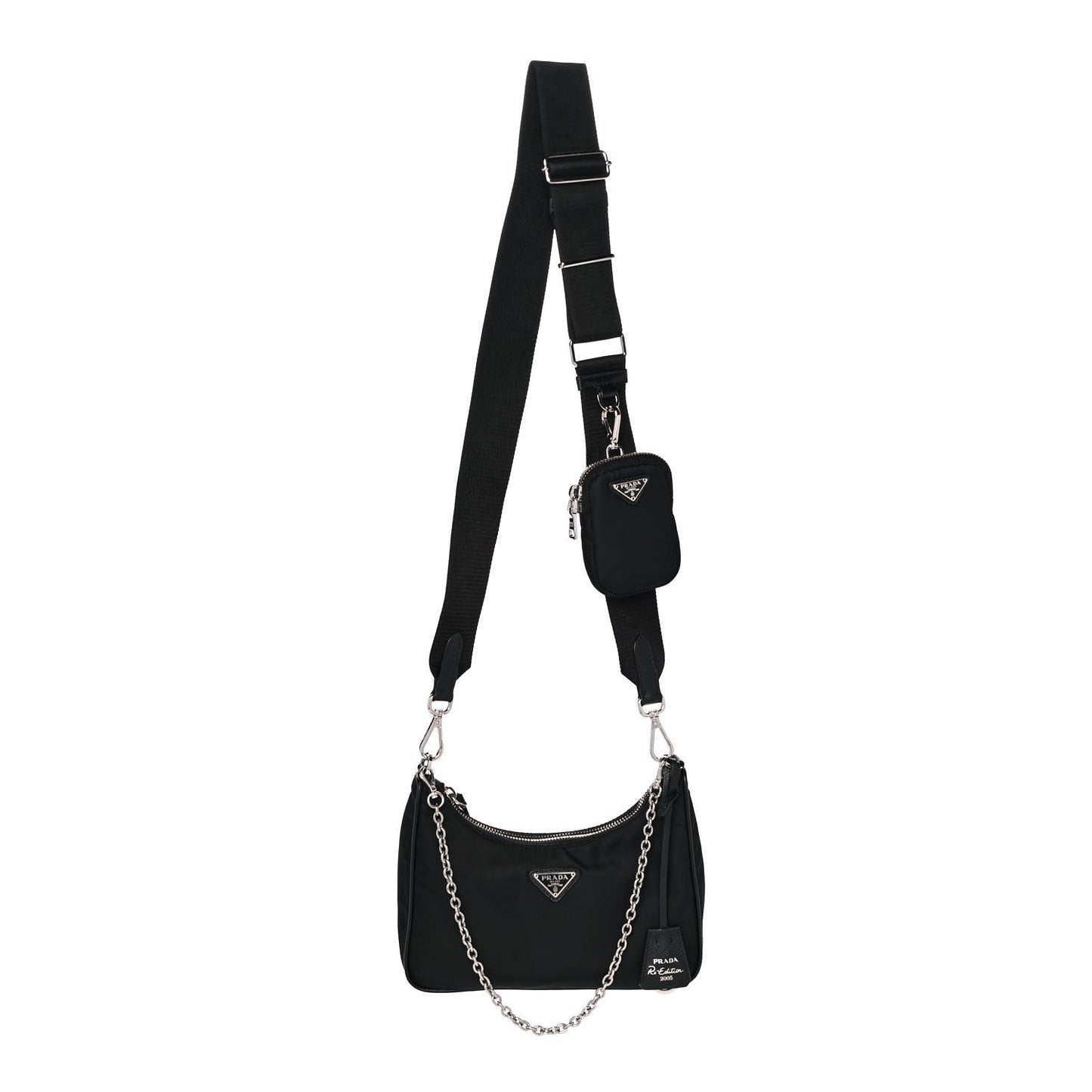 Nylon Re-Edition 2005 Shoulder Bag Black