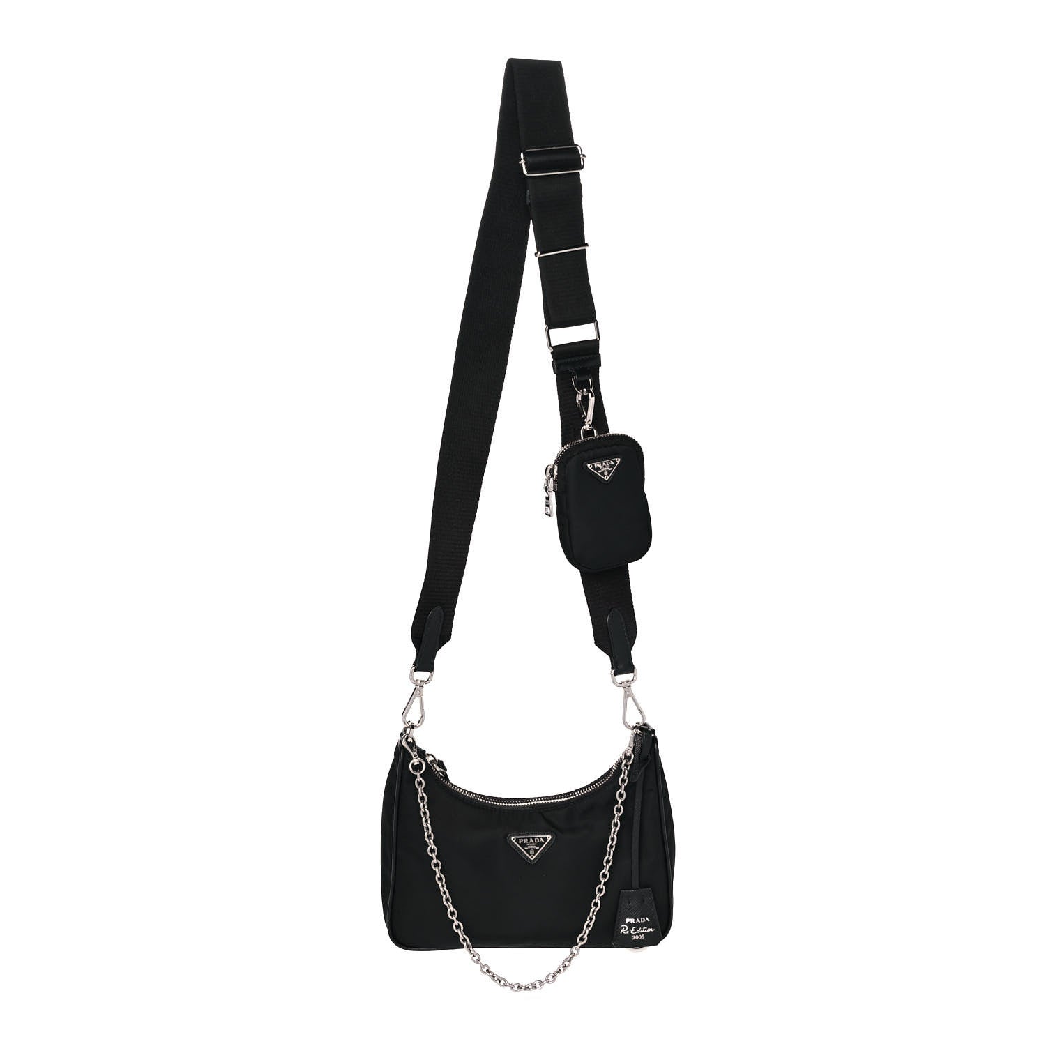 Prada Nylon Re-Edition 2005 Shoulder Bag Black 1 of 9