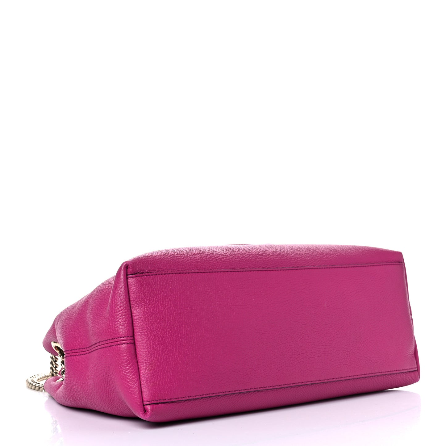 Cellarius Calfskin Medium Soho Chain Shoulder Bag Bright Bouganville