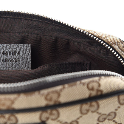 Gucci Monogram Belt Bag Dark Brown 9 of 10