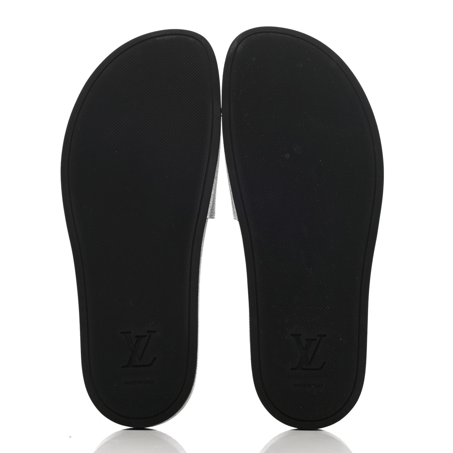 Rubber Monogram Mens Waterfront Mules 8 Macassar