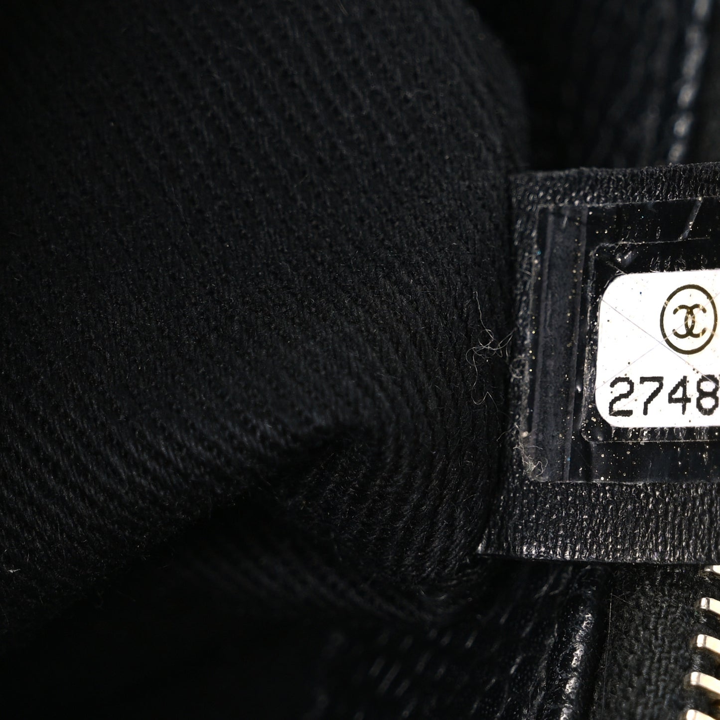 Caviar Diamond Stitched Small Top Handle Flap Black