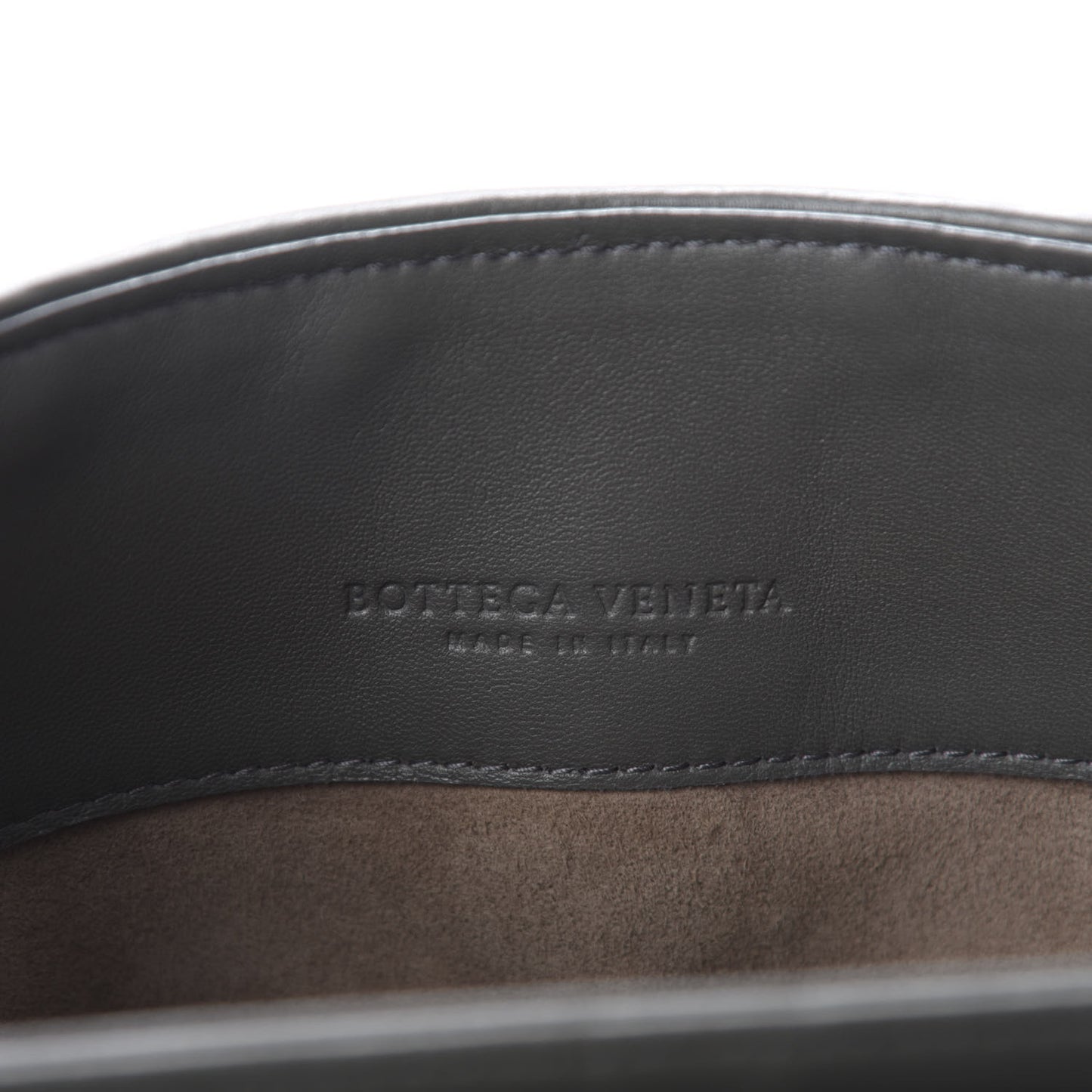 Nappa Intrecciato Baby Olimpia Shoulder Bag Light Grey