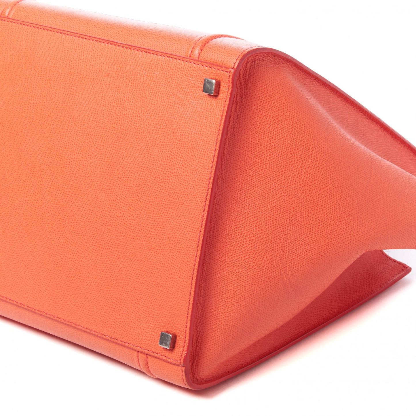 Grained Calfskin Medium Phantom Luggage Coral