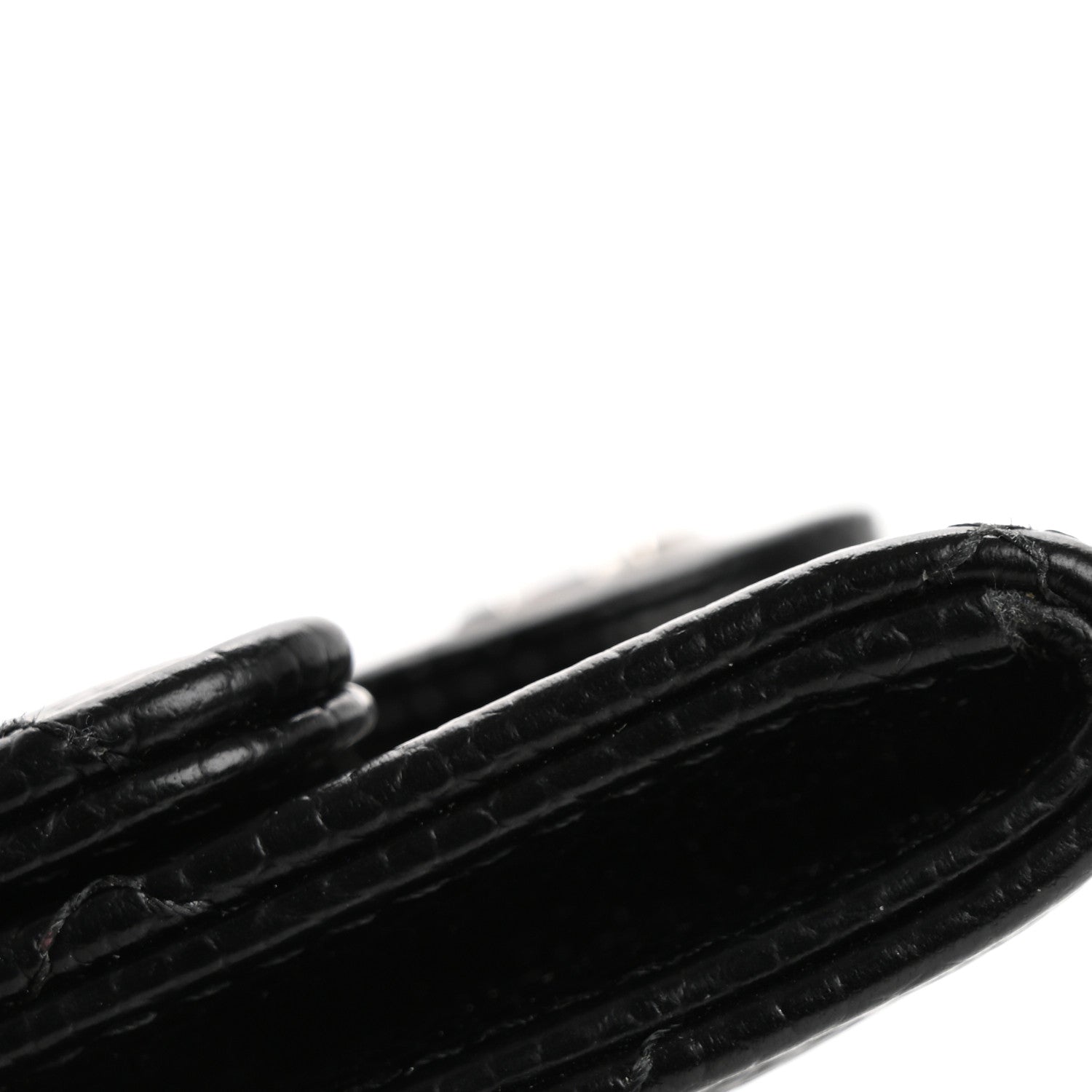 Chanel Caviar Quilted Flap Card Holder Wallet Black 10 of 10