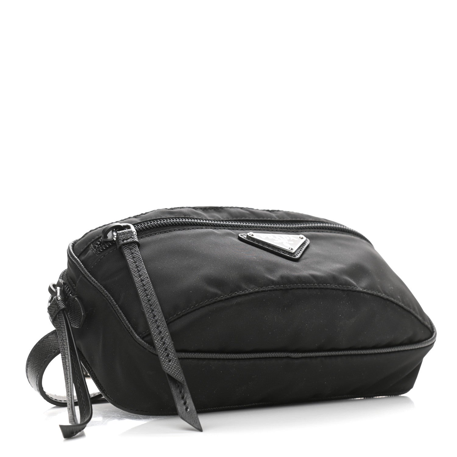 Prada Tessuto Nylon Belt Bag Black 4 of 11