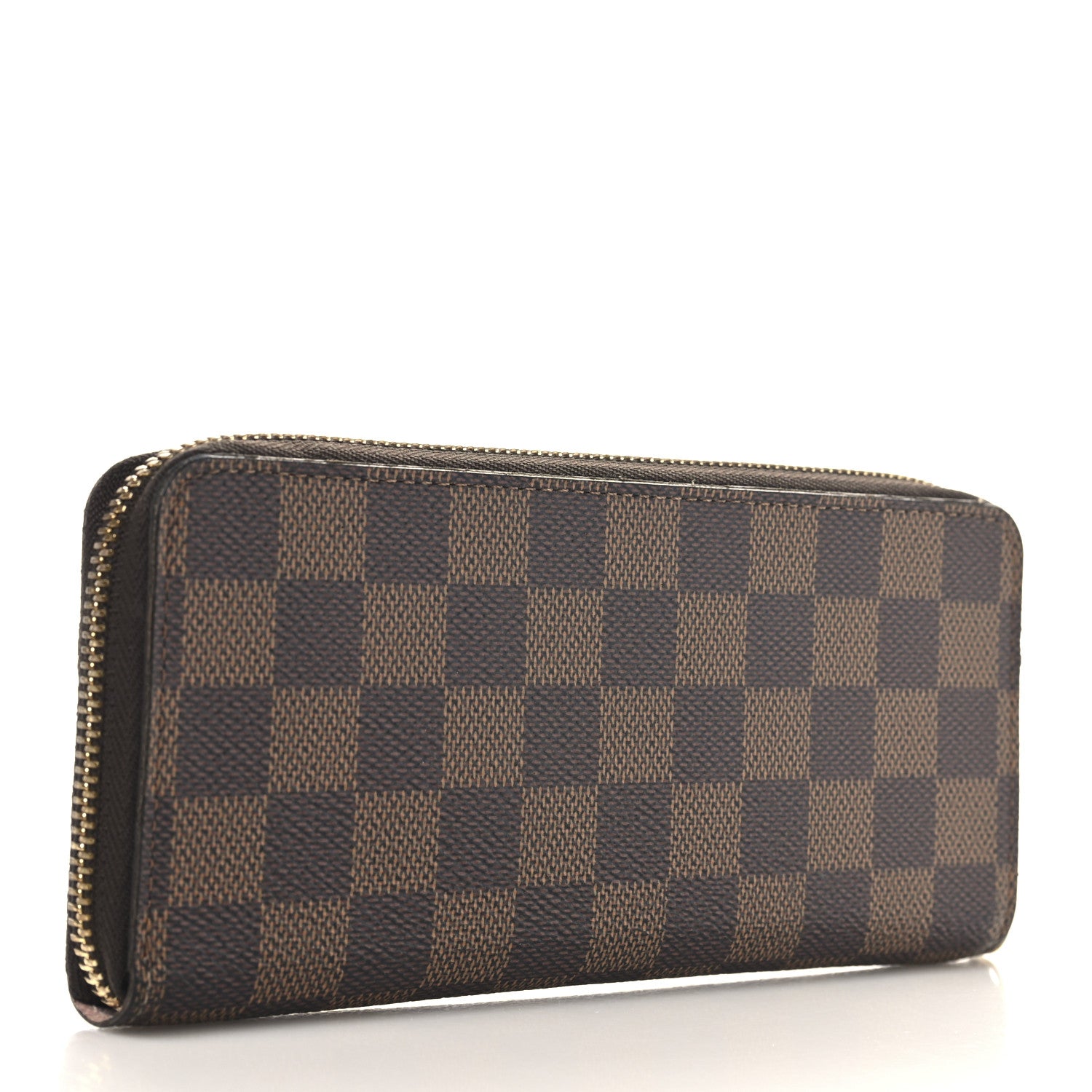 Louis Vuitton Damier Ebene Clemence Wallet Rose Ballerine 3 of 7